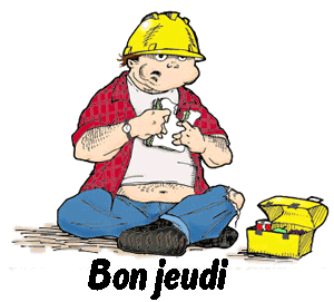 Gif animé Bon jeudi travail